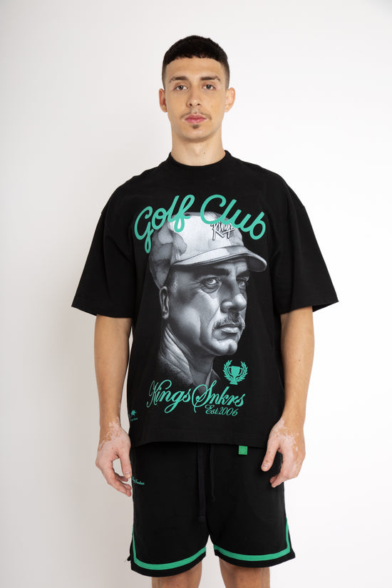 Kings Golf Club Face T-shirt - Black