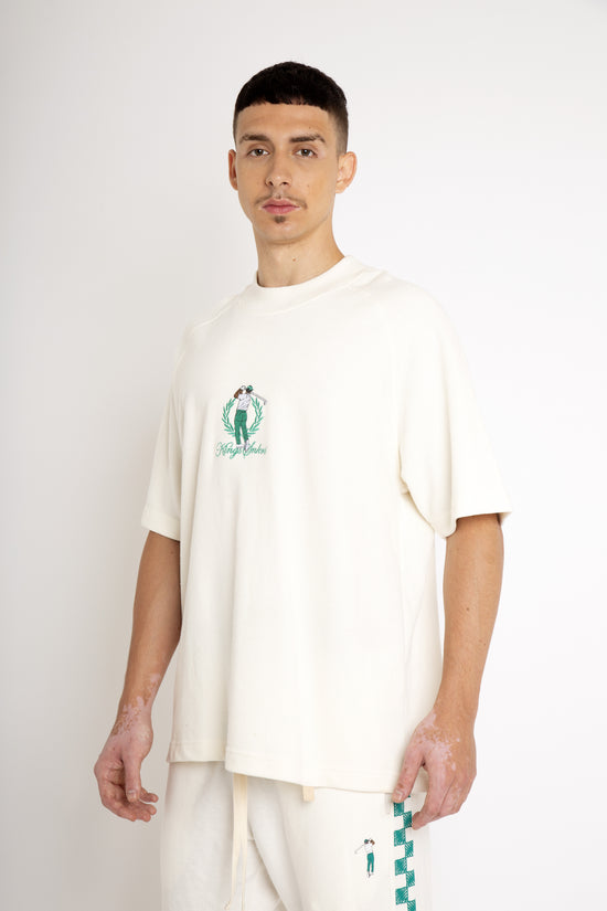 Kings Oversized Golf Club Gros-grain T-shirt - Off-White