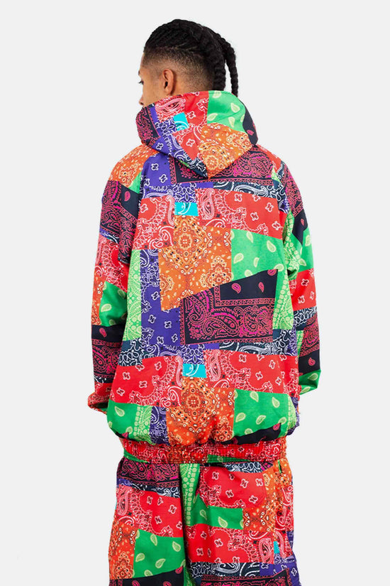Kings Multicolor Patchwork Windbreaker Jacket