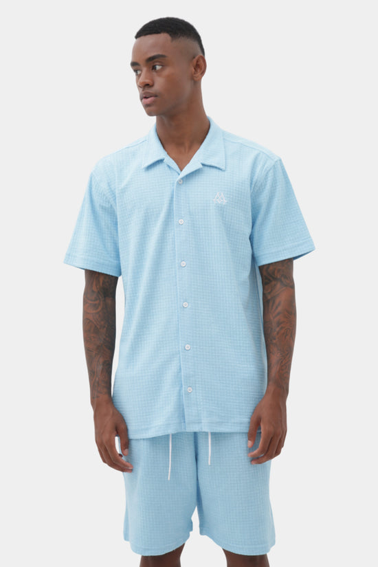 Milionários Terry Shorts - Light Blue