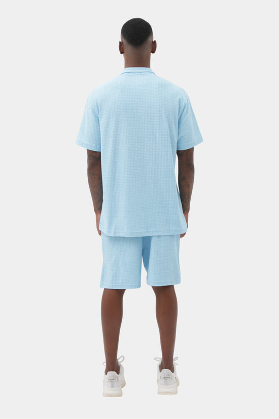 Milionários Terry Shorts - Light Blue