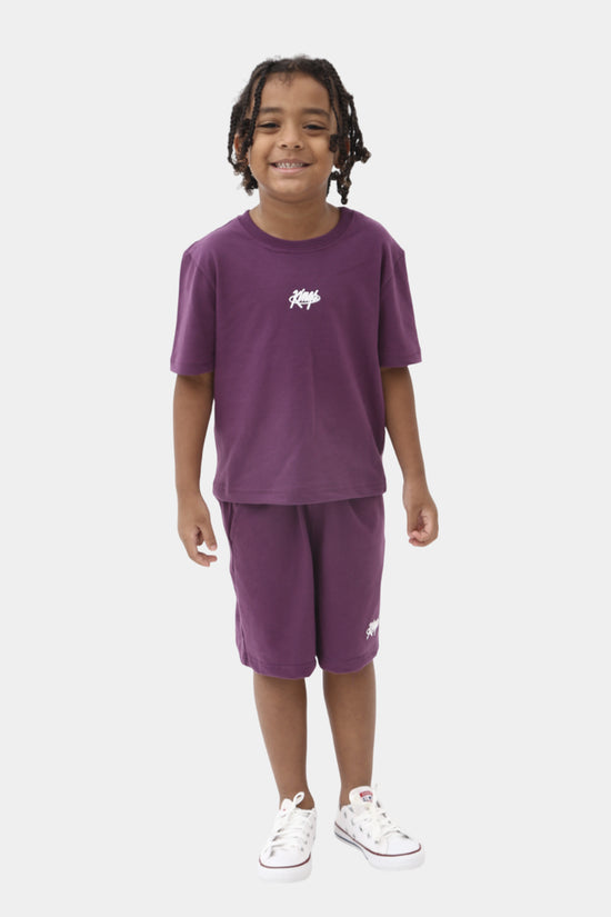 Kings Kids Set – Grape Edition (Tee + Shorts)