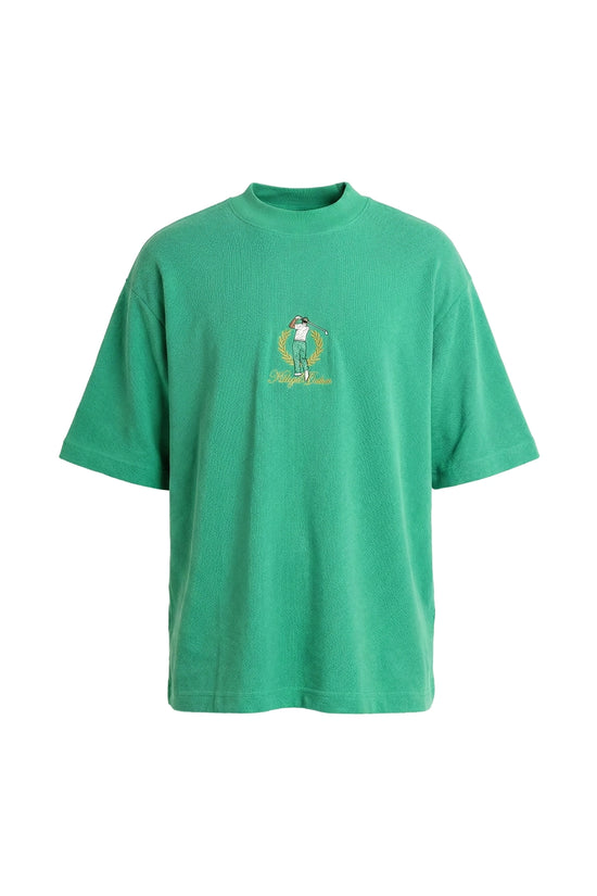 KINGS OVERSIZED GOLF CLUB GROS-GRAIN T-SHIRT GREEN