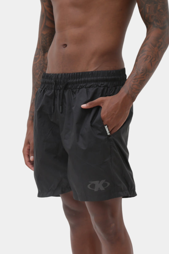 Kings Windbreaker Shorts - Black