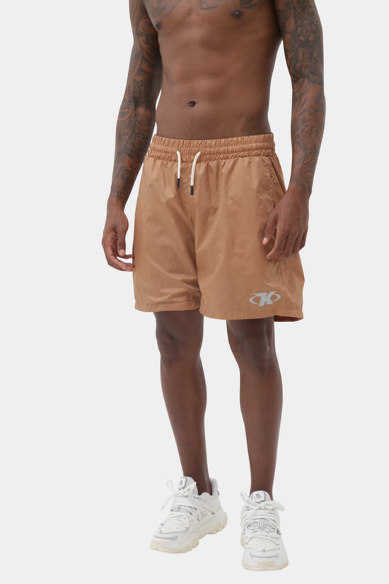 Kings Windbreaker Shorts - Brown